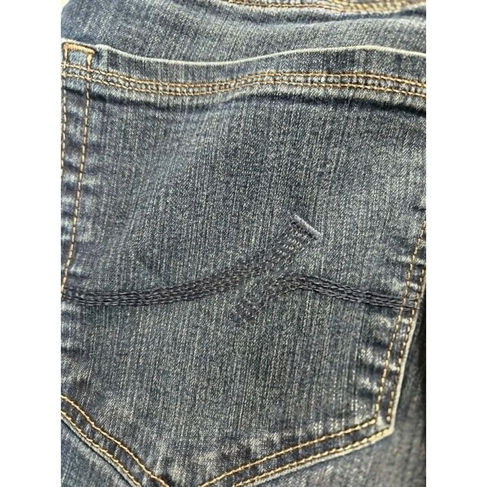 34 Heritage Courage Straight Leg Jeans Mens 34x32 Dark Wash Blue Denim Stretch